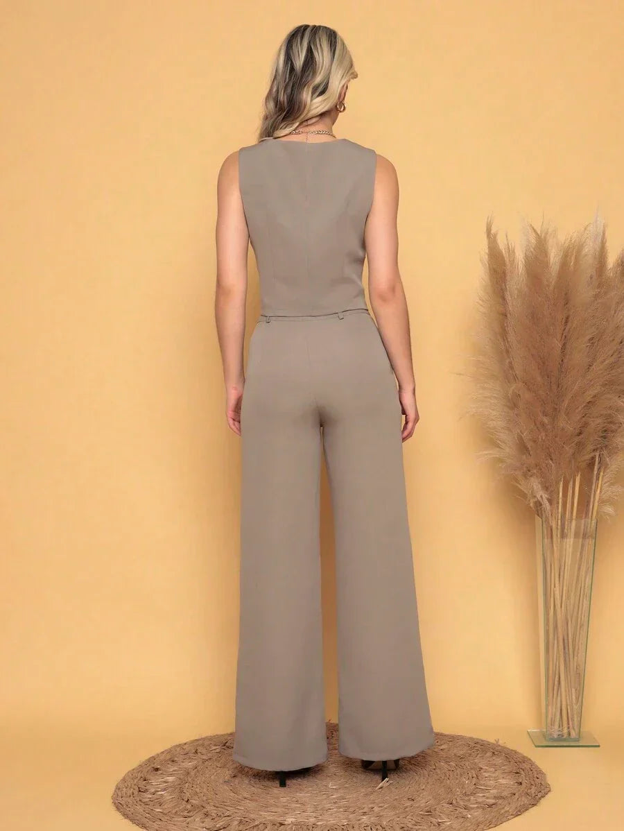 Conjunto Colete com Calça Alfaiataria