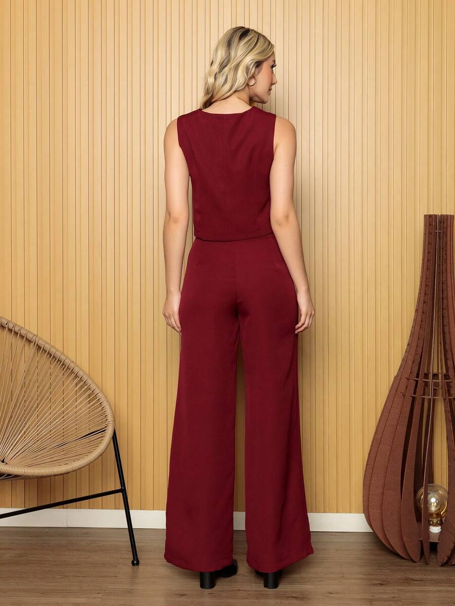 Conjunto Colete com Calça Alfaiataria