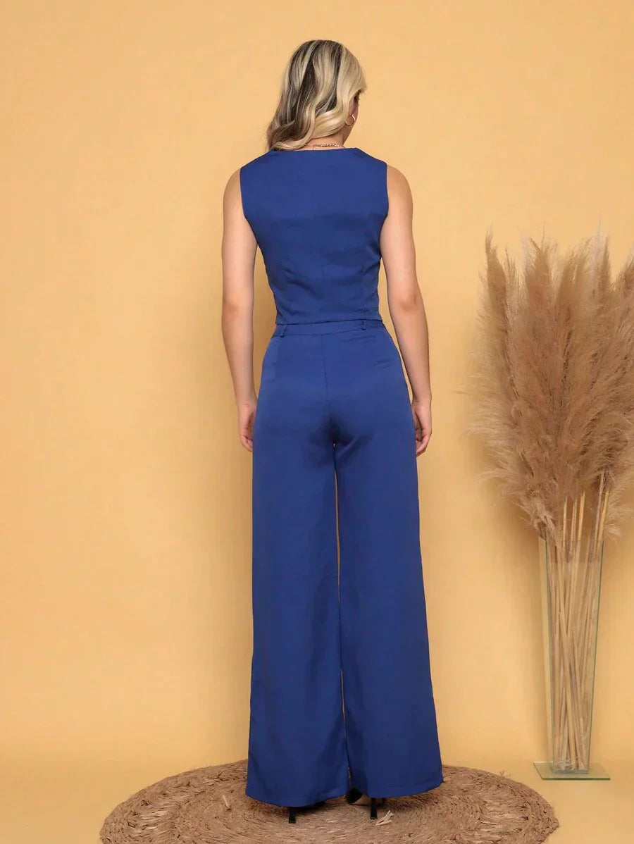 Conjunto Colete com Calça Alfaiataria