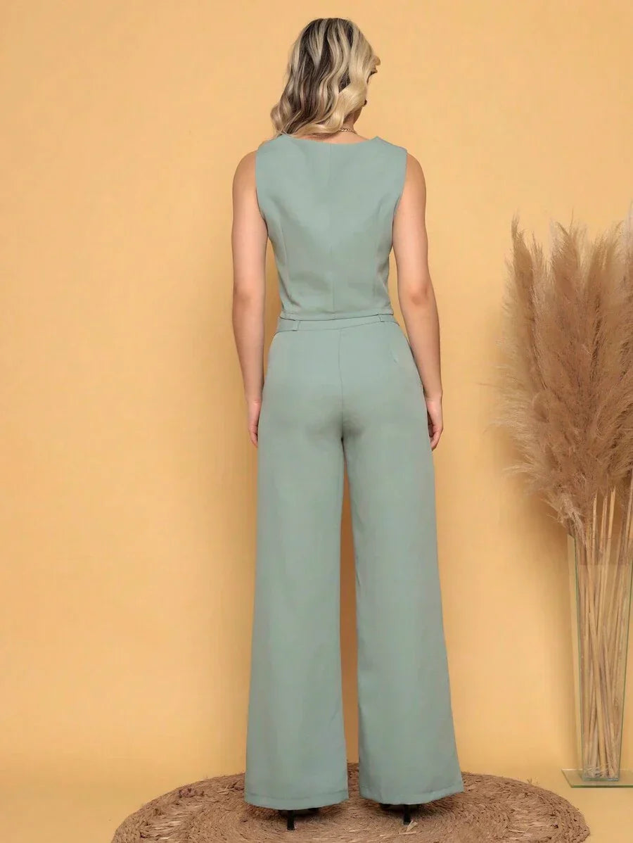 Conjunto Colete com Calça Alfaiataria