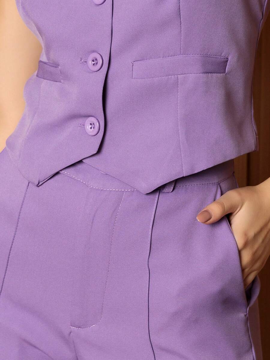 Conjunto Colete com Calça Alfaiataria